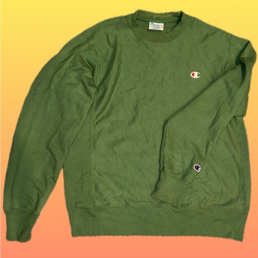 Green Champion Women's Size Medium Crewneck